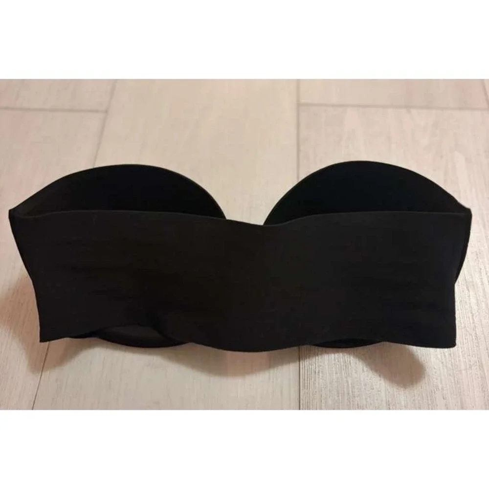 NWT‎ Victoria's Secret Lined Strapless Bra Sz 38DD Black